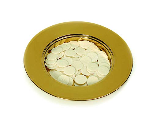Broadman Church Supplies Communion Wafer, Round with Cross Design, 1,000 Count