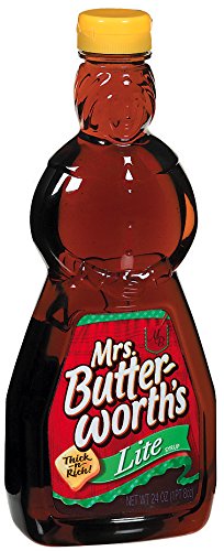 Mrs. Butterworth s Lite Thick and Rich Pancake Syrup, 24 oz. (Pack of 12)