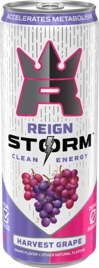 COMBO BREAKER Reign Storm Clean Energy Drink Variety Pack | 6 Flavors | 12 Fl Oz (Pack of 6)