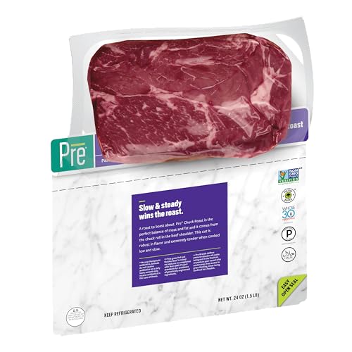 Pre, Beef Chuck Roast, Grass-Fed, Pasture-Raised, 1.5 lb
