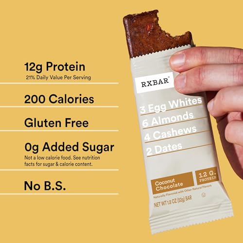 Rxbar - Protein Bar Coconut Chocolate - Case Of 6 - 5/1.83Oz
