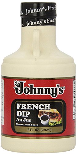 Johnnys French Dip Concentrated Au Jus Sauce, 8-Ounce Jugs (Pack of 6)
