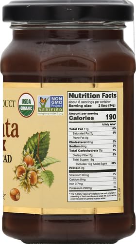 Rigoni Di Asiago Spread Hazelnut And Cocoa Dairy Free Organic, 9.52 Oz