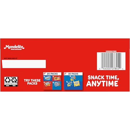 BARNUMS Original Animal Crackers, Kids Snacks, 10 Snack Packs (Pack of 2)