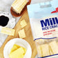 Milk Rice Cracker 520g (18.34oz), Individually Wrapped Crispy & Soft Oven-Baked Snack with Rich Milk Flavor