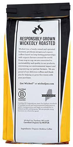 Wicked Joe Coffee Breakfast Blend Ground, 12 Oz, Yellow