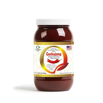 Q-Rapha Premium Korean Gochujang Chili Paste, Gluten-free, Non-GMO, 19.9 oz