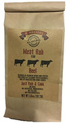 JL Masters All Natural Meat Rub - Beef - 3 (three) 3.8oz packages
