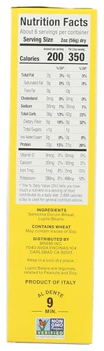 Brami - Pasta Semo Lupini Crispy Mac - Case Of 8-12 Ounces