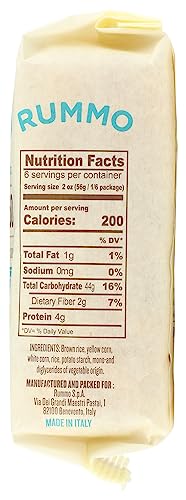 Rummo Gluten Free Rigatoni N.50 - Gluten Free Pasta, Made With Corn & Rice, Rigatoni Pasta Noodles, Pasta From Italy - 12 Ounce (Pack Of 12)