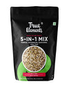 True Elements Mixed Seeds for Eating - 5 in 1 Seeds Mix 250gm | Edible Seeds | Healthy Seed Snacks | 100% Natural and Roasted Se