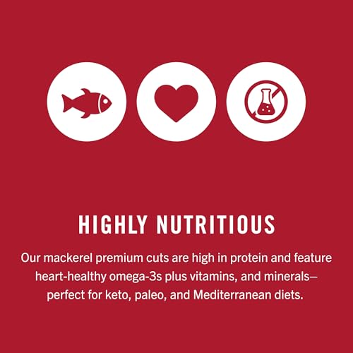 King Oscar Skinless & Boneless Mackerel Variety Pack Olive Oil  Med. Style  Lemon and Jalapeo  4.05-Ounce Cans (Pack of 6)