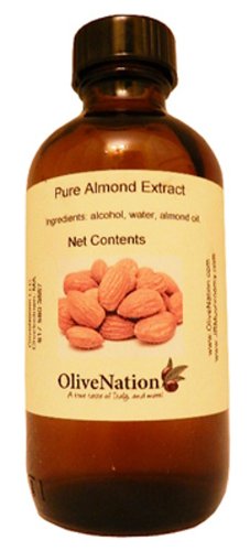 Olivenation Pure Almond Extract - 16 Ounces - Strong Flavor - Great For Cookies, Pies, Muffins And Cakes - Baking-Extracts-And-Flavorings