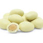 Gourmet White Chocolate Covered Almonds By Its Delish, 2 Lbs Bulk | White Milk Chocolate Coated Almond Nuts, Kosher Dairy