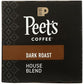 Peets Coffee K Cup Pods, Dark Roast, 10 Count, Compatible with Keurig malt-inspired