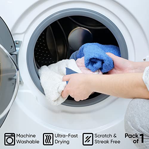 Superio Microfiber Squeegee Towel Extra Large Miracle Cloth 20 X 30 Streak Free Microfiber Floor Cloth-Rag For Cleaning House, K