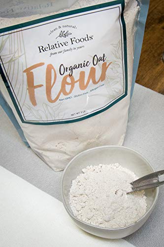 Gluten Free Oat Flour (3 Pounds) - Low-Carb Organic Oat Flour With Protein & Dietary Fiber - Vegan Flour Substitute For Wheat Fl