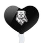 GRAPHICS & MORE Cupcake Picks Set of 6, Acrylic, Heart Love Design, Tspirit-inspired flavoran State University