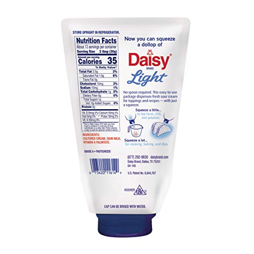 Daisy Light Squeeze Sour Cream, 14 Ounce