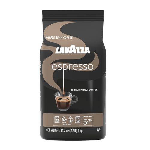 Lavazza Espresso Whole Bean Coffee, Medium Roast, 100% Arabica, 2.2 Lb Bag