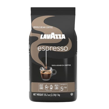 Lavazza Espresso Whole Bean Coffee, Medium Roast, 100% Arabica, 2.2 Lb Bag