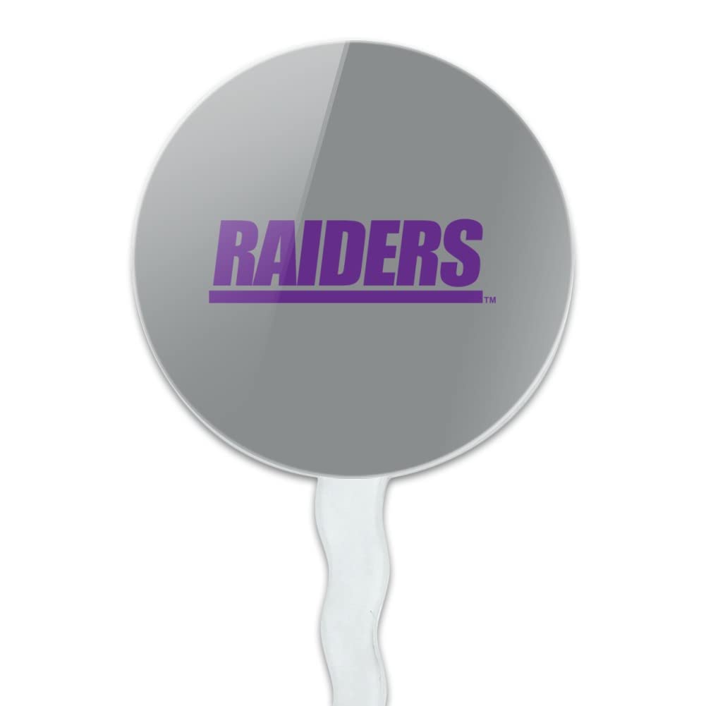 GRAPHICS & MORE Cupcake Picks Set of 6, Acrylic, University of Mount Union, One Size, Model: CUPCAKE.ROUND.CLCMUC.Z007792