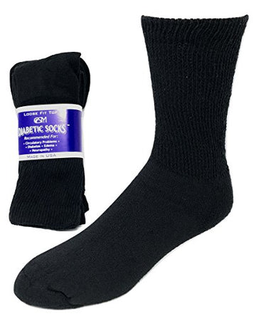Diabetic Socks, Creswell Diabetic Socks, 12 Pack (1 Dozen Pairs), For Men And Women, Medical Socks For Neuropathy, Edema, Diabet