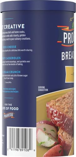 Progresso, Bread Crumbs, Plain, Cooking Ingredient, Canister, 15 oz