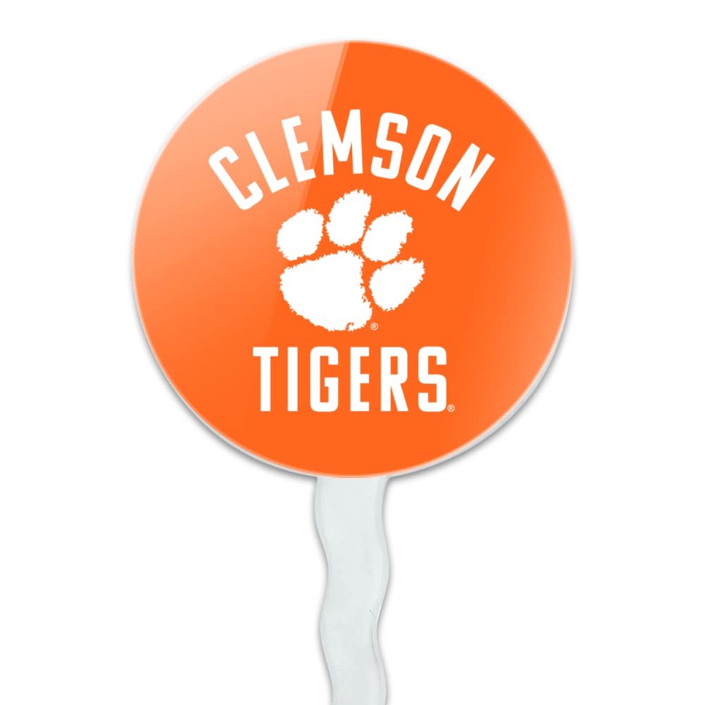 Clemson University Tigers Logo Cupcake Picks Toppers Decoration Set Of 6