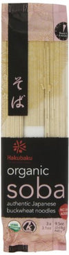 Hakubaku Organic Soba Noodles Net Wt. 269 g