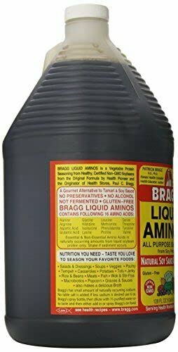 Bragg Liquid Aminos, 1-Gallon (Pack of 4)