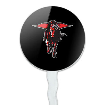 Texas Tech University Secondary Cupcake Picks Toppers Decoration Set Of 6