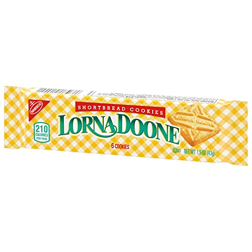 Lorna Doone Shortbread Cookies, 36 Snack Packs (6 Cookies Per Pack, 12 Boxes)