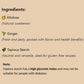 Sweet Therapy Sugar Free Ginger Chews - Zero Sugar Candy, Delicious Snack, Calorie Free Treats