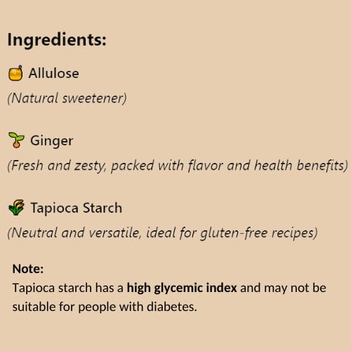 Sweet Therapy Sugar Free Ginger Chews - Zero Sugar Candy, Delicious Snack, Calorie Free Treats