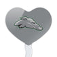 GRAPHICS & MORE Cupcake Picks Set of 6 Acrylic Heart Decoration Eastern New Mexico University Model CUPT.HRT.ACR.6PK.CLCENM500B