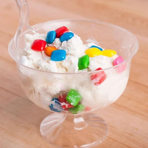 Mini Bubble Gum | Easy-Pour Lid | Ice Cream Topping & Cake Decoration | By Dasher'S Spice & Beans | 1 Lb