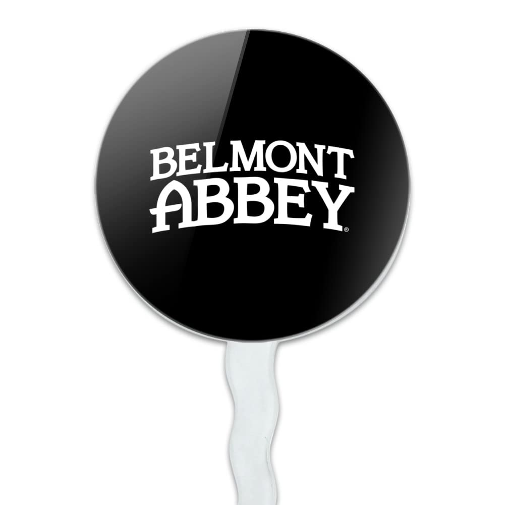 Belmont Abbey College Secondary Logo Cupcake Picks Toppers Decoration Set Of 6