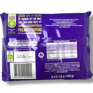 Cadbury Time Out Milk Chocolate Covered Wafers