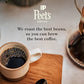 Peets Coffee Dark Roast Decaffeinated K-Cup Pods, 96 Count (4 Boxes of 24), Decaf House Blend, Model 515045