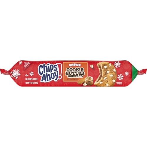 CHIPS AHOY! Chewy Cookie Butter-Inspired Cookies  Limited Edition Holiday   9.9 oz