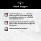 Watkins Gourmet Organic Spice Jar, Whole Black Peppercorns, 2.6 Oz. Bottle, 3-Pack