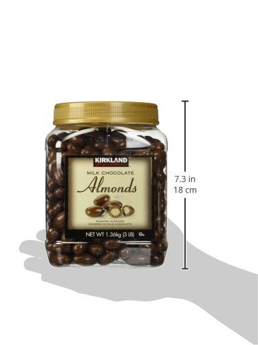 Kirkland Signature Milk Chocolate Roasted Almonds, 48 Ounce (Pack Of 1)