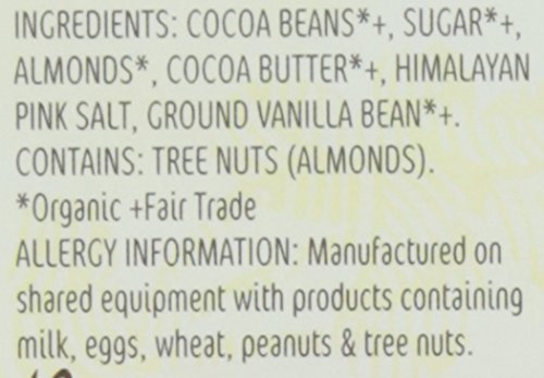 Theo Salted Almond Organic Dark Chocolate Bar, 70% Cacao, 1 Bar | Vegan, Fair Trade