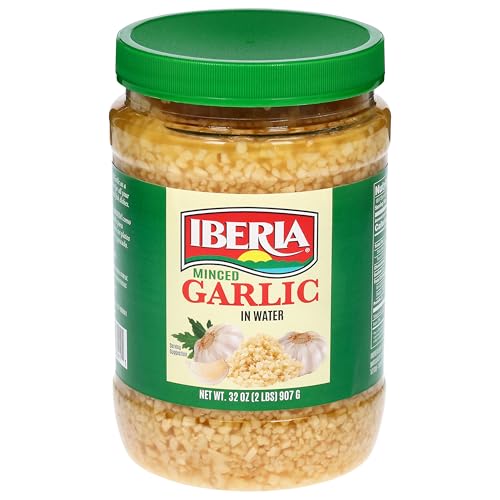 Iberia Minced Garlic In Water  32 Ounce
