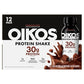 Oikos Protein Shake  Chocolate  30g High Protein Drinks  Shelf Stable  Ready to Drink  5g Prebiotic Fiber  12 fl oz Bottle  12 Count