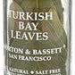 Morton & Bassett Turkish Bay Leaves, 0.1 Ounce, Perfect for Cooking, Pack of 1