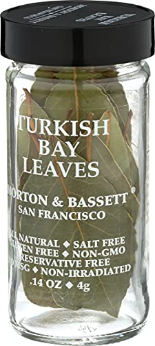 Morton & Bassett Turkish Bay Leaves, 0.1 Ounce, Perfect for Cooking, Pack of 1