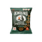 Kindling Protein Pretzels - Sea Salt | Protein-Packed Snack Size Bags | Kosher | 8-9g Protein Per Serving | No Artificial Flavor