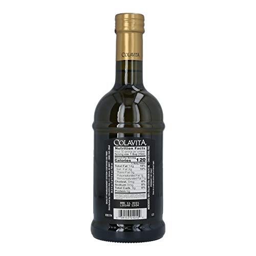 Colavita enhanced Italian Extra Virgin Olive Oil  25.5 fl. oz.  Glass Bottle